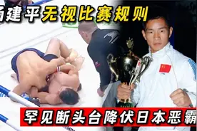 杨建平无视比赛规则，一招百年罕见断头台，霸气降伏日本恶徒！视频封面