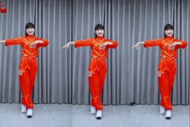 大年初一《拜新年》广场舞，燕子祝大家：2025事事吉祥如意视频封面