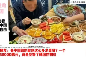 韩国人来到中国后狂吃水果！外网：第一发达国家的生活也就这样视频封面