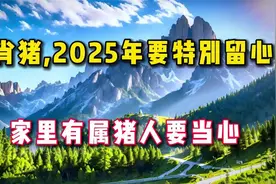生肖猪,2025年要特别留心!家里有属猪人要当心视频封面
