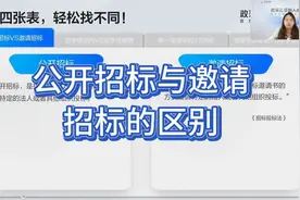 避坑指南｜一个视频理清：公开招标与邀请招标的区别！视频封面