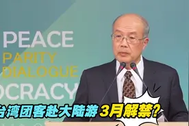 台湾团客赴大陆游3月解禁？台陆委会：春节前公布视频封面