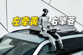 左牵黄，右擎苍！方程豹钛3左牵机器人，右擎无人机视频封面