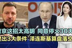 普京这招太高明！同意停火30天，提出3大条件，泽连斯基算盘落空视频封面