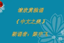 独诵《中文之美》朗诵：陈宇飞视频封面