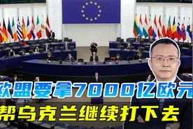 援助7000亿欧元，为让乌克兰坚持打下去，欧洲这是要动“棺材本”视频封面