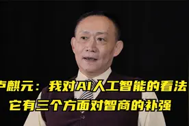 卢麒元：我对AI人工智能的看法，它有三个方面对智商的补强视频封面