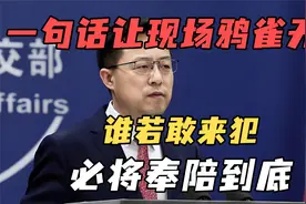 一句话让现场鸦雀无声，谁若敢来犯，必将奉陪到底视频封面