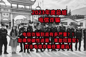 2023年度总结之电信诈骗：电信诈骗到底有多严重？！1/3视频封面