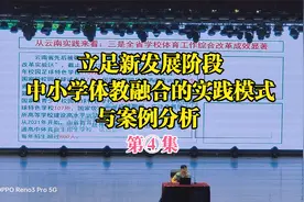 立足新发展阶段中小学体教融合的实践模式与案例分析   第④集视频封面