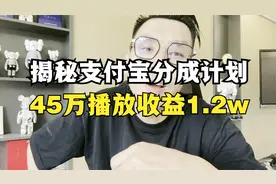 揭秘支付宝创作分成计划，新人操作全流程，容易热门的4个大类。视频封面