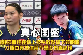 孙颖莎跟何卓佳场上打的披头散发，才明白竞技体育不是没有真感情视频封面