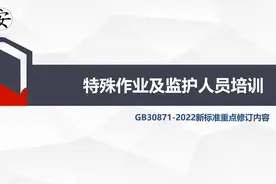 特殊作业及监护人员培训视频封面