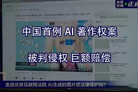 中国首例  人工智能生成图片侵权案视频封面