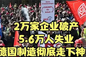 2万家企业破产，5.6万人失业，德国制造走下神坛视频封面
