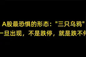 A股最恐惧的形态："三只乌鸦"，一旦出现，不是跌停，就是跌不停视频封面