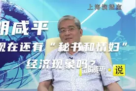 真敢说的郎咸平：现在还有“秘书和情妇”经济现象吗？视频封面