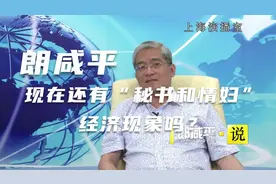 真敢说的郎咸平：现在还有“秘书和情妇”经济现象吗？视频封面