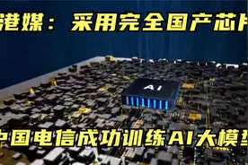 港媒：采用完全国产芯片，中国电信成功训练1万亿参数AI大模型视频封面