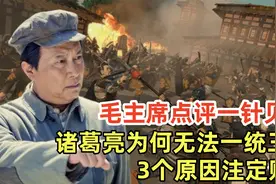 毛主席点评一针见血，诸葛亮为何无法一统三国？3个原因注定败局视频封面