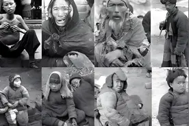 1942年河南大饥荒，灾民吃野菜啃树皮，三百万人饿死真实影像视频封面
