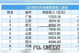 广东、河南财收出现负增长，山东崛起2024财政收入前十省份大洗牌视频封面