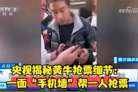 央视揭秘黄牛抢票细节：一面“手机墙”帮一人抢票视频封面