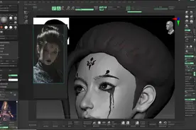 黑神话里人气最高的女角色是怎么做的，用三维软件给你演示视频封面