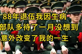 88年退伍，我因生病在部队多待了一月，没想到意外改变了我的一生视频封面