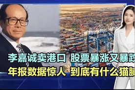 李嘉诚卖港口，股票暴涨又暴跌，年报数据惊人，到底有什么猫腻？视频封面