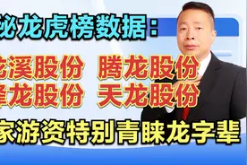 揭秘龙虎榜数据： 龙溪股份-锋龙股份 这家游资青睐龙字辈个股