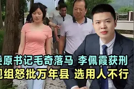 县委原书记毛奇落马！李佩霞获刑！巡视组怒批万年县，选用人不行视频封面