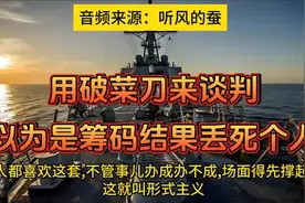 听风的蚕：用破菜刀来谈判以为是筹码结果丢死个人！视频封面