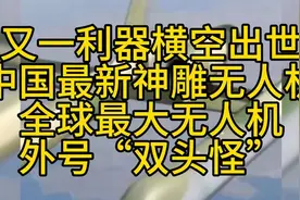 中国无人机，全球最大最强，外号“双头怪”横空出世🇨🇳视频封面