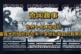 @趣事 第16集 世界十大神秘组织最强大的组织存在半个多世纪视频封面