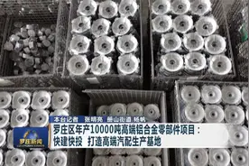 罗庄区年产10000吨高端铝合金零部件项目：打造高端汽配生产基地视频封面