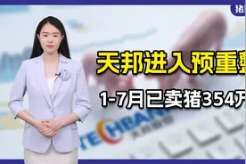 天邦进入预重整，7月销售收入8.59亿，但仍有退市风险！视频封面