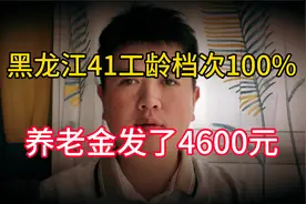 在黑龙江工龄41年，档次100%，养老金发了4600元，是怎么做到的？视频封面