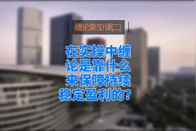 缠论50课(二) 在实操中缠论是靠什么来保障持续稳定盈利的？视频封面