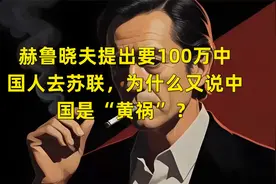 赫鲁晓夫提出要100万中国人去苏联，为什么又说中国是“黄祸”？视频封面