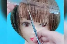 你们不敢尝试的刘海剪法，我试了，效果不错