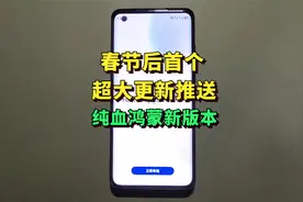 超大更新！纯血鸿蒙系统年后首个新版本推送