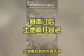 河北暴雨过后地头现疯狂冒气泡景象，背后原因可怕，远超想象！视频封面