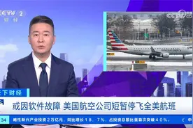 或因软件故障 美国航空公司短暂停飞全美航班视频封面