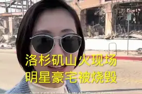 明星豪宅被彻底烧毁，洛杉矶火灾惨烈！视频封面