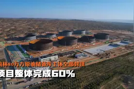 关注！延长石油重点项目榆林80万原油储备库最新进展……视频封面
