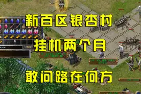 热血传奇新百区，挂机两个月，一个有用的极品没挂到，狗书在何方视频封面