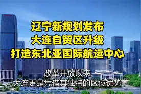 辽宁新规划发布：大连自贸区升级，打造东北亚国际航运中心视频封面