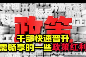 干部快速提拔需充分享受这些政策红利视频封面