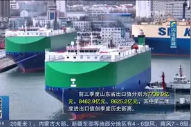 前三季度，山东省货物贸易进出口稳定增长，较去年同期增长3%视频封面